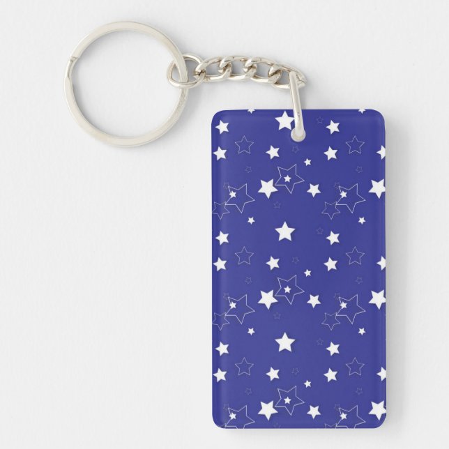 Stars pattern key ring (Front)