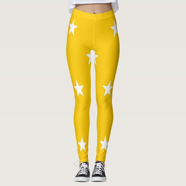 Stars pattern leggings (Front)