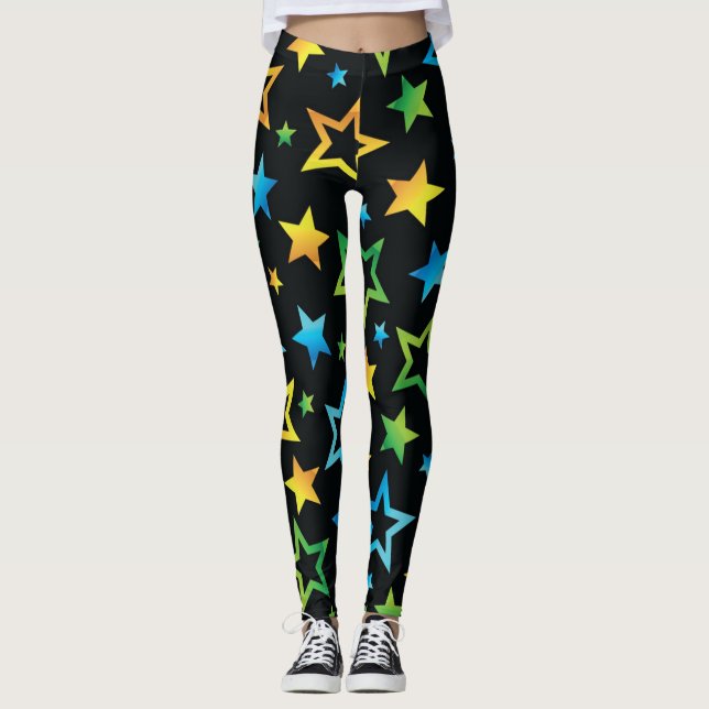 Stars pattern leggings (Front)
