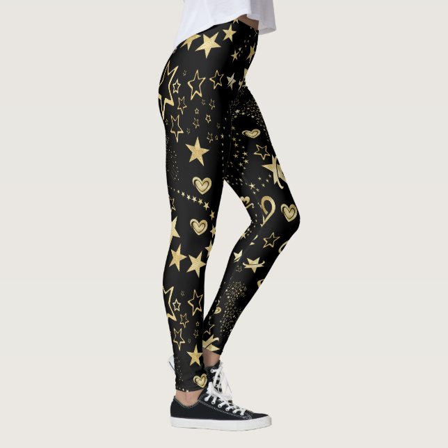 Stars Pattern  Leggings (Right)