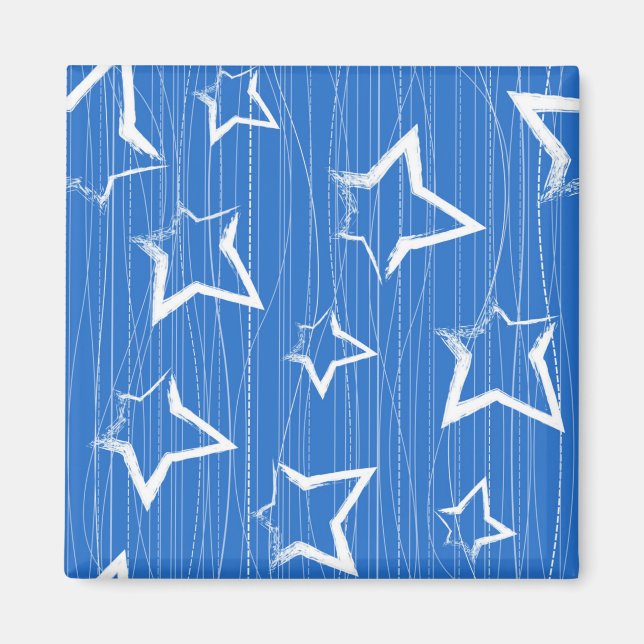 Stars pattern magnet (Front)