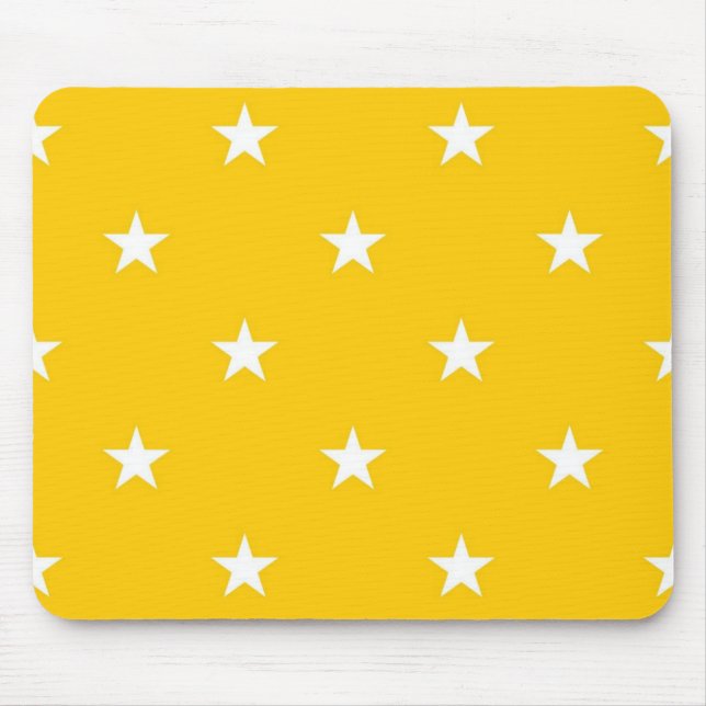 Stars pattern mouse mat (Front)
