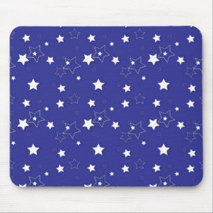 Stars pattern mouse mat