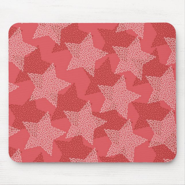Stars pattern mouse mat (Front)