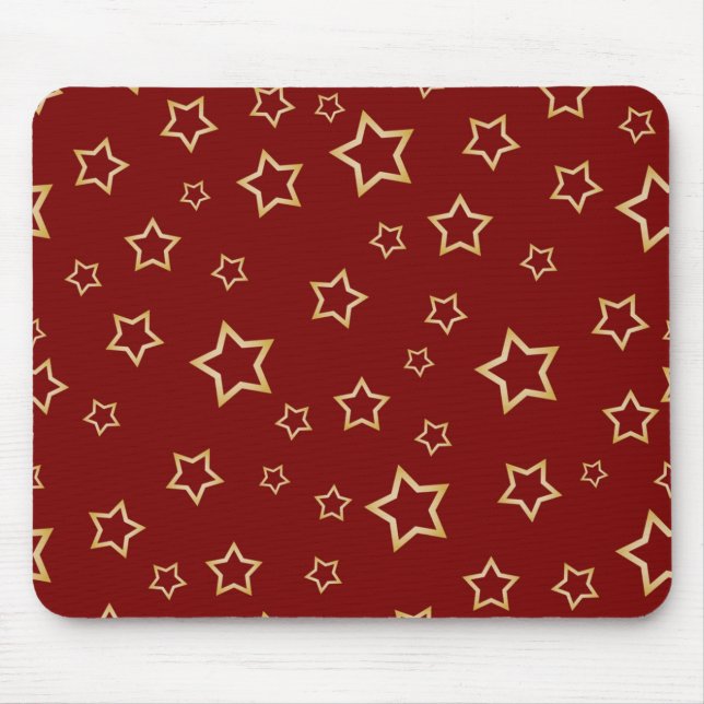 Stars pattern mouse mat (Front)