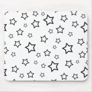 Stars pattern mouse mat