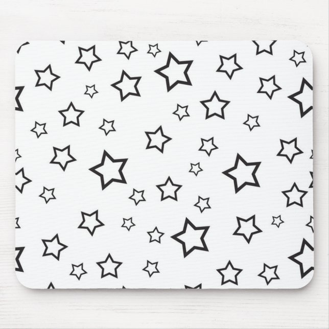 Stars pattern mouse mat (Front)