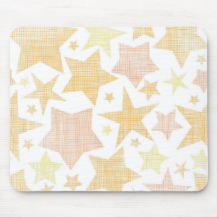 Stars pattern mouse mat