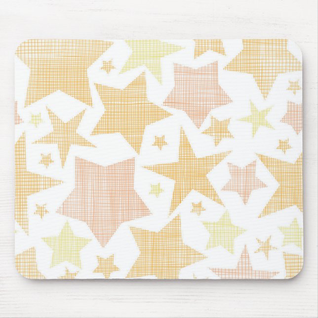 Stars pattern mouse mat (Front)