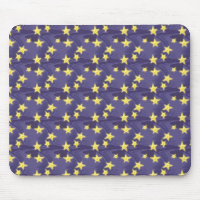 Stars Pattern Mouse Mat (Front)