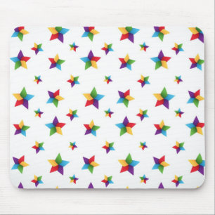 Stars pattern mouse mat