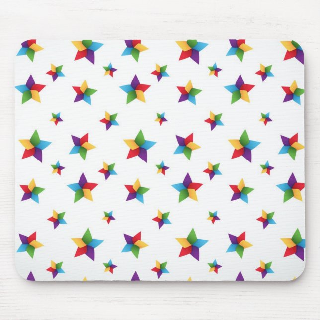 Stars pattern mouse mat (Front)