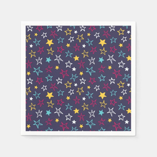 Stars pattern napkin (Front)