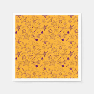 Stars pattern napkin