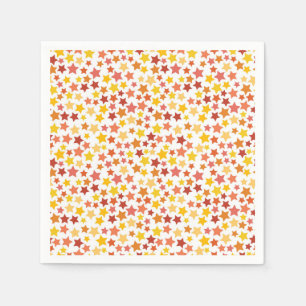 Stars pattern napkin