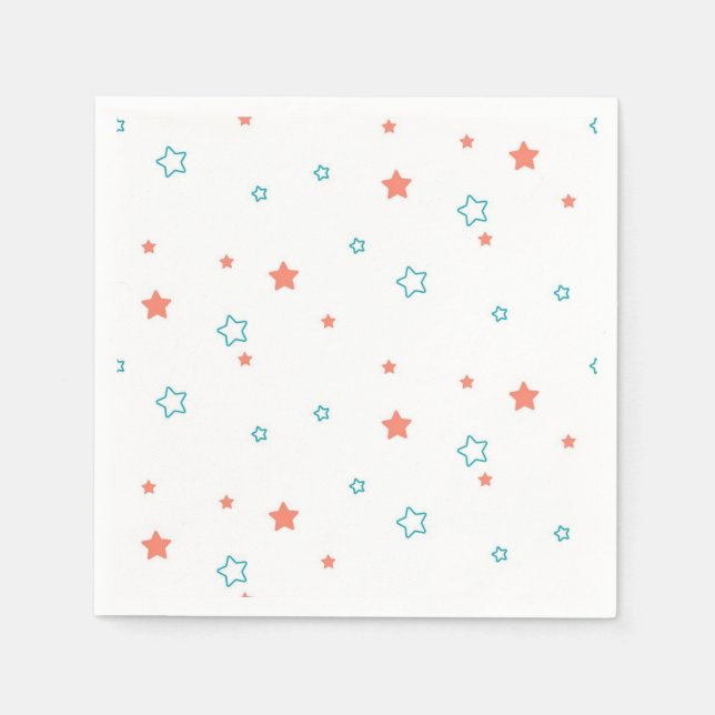 Stars pattern napkin (Front)