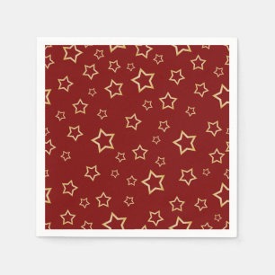 Stars pattern napkin