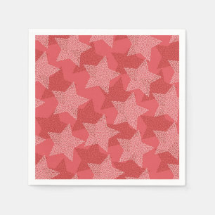 Stars pattern napkin