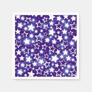 Stars pattern napkin