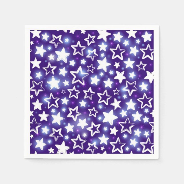 Stars pattern napkin (Front)
