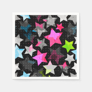 Stars pattern napkin