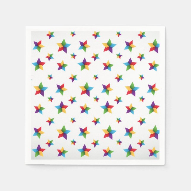 Stars pattern napkin (Front)