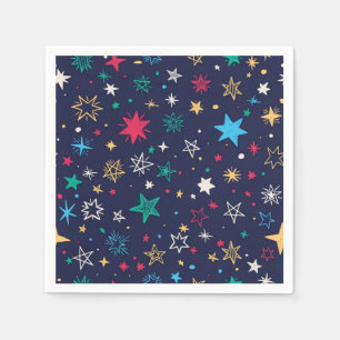 Stars pattern napkin