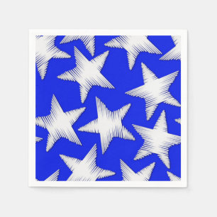 Stars pattern napkin