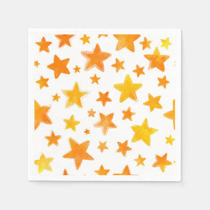 Stars pattern napkin