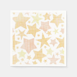 Stars pattern napkin