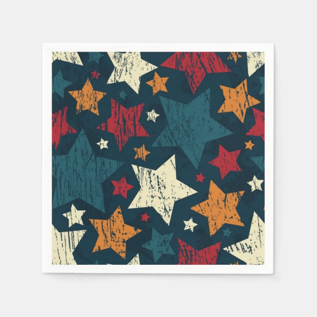 Stars pattern napkin (Front)