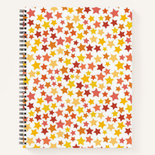 Stars pattern notebook