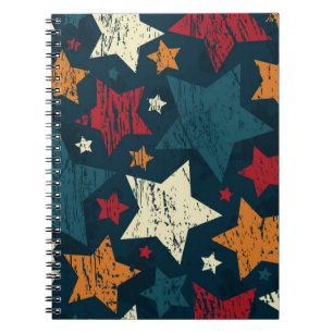 Stars pattern notebook