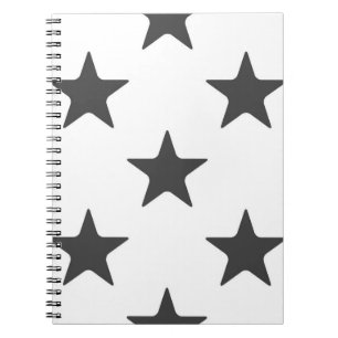 Stars pattern notebook