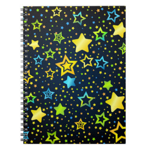 Stars pattern notebook