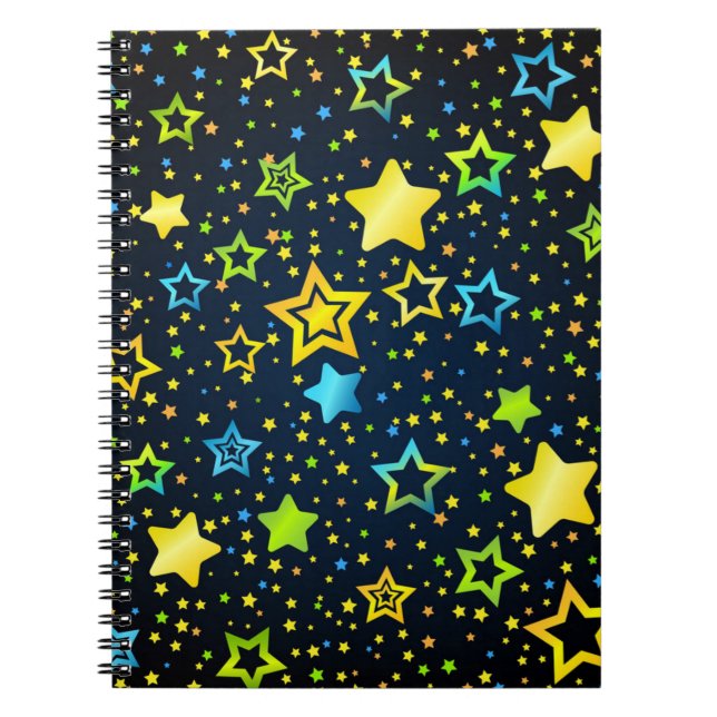 Stars pattern notebook (Front)