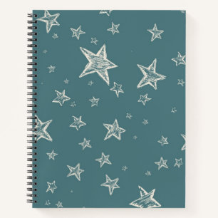 Stars pattern notebook