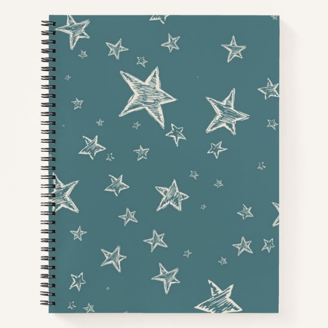 Stars pattern notebook (Front)