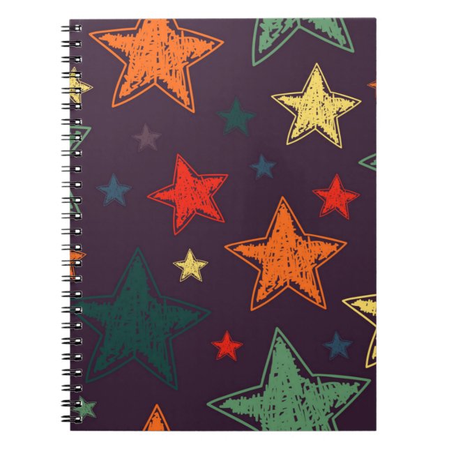 Stars pattern notebook (Front)