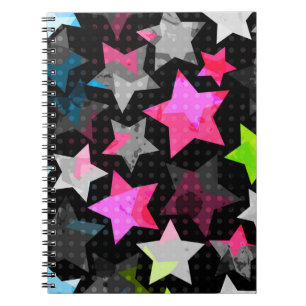 Stars pattern notebook