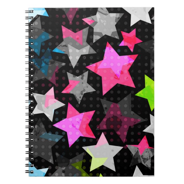 Stars pattern notebook (Front)
