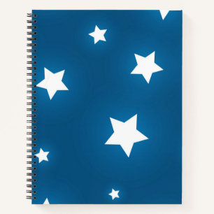 Stars pattern notebook