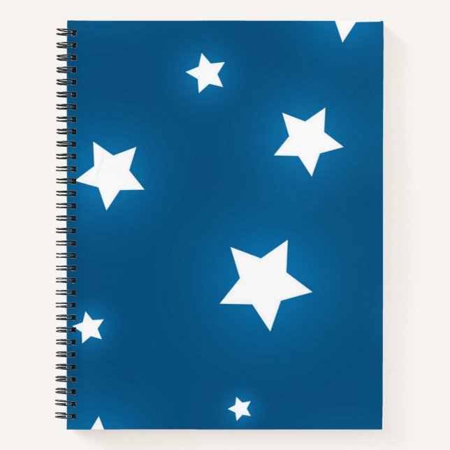 Stars pattern notebook (Front)