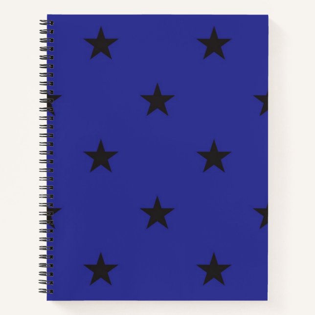 Stars pattern notebook (Front)