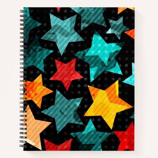 Stars pattern notebook (Front)