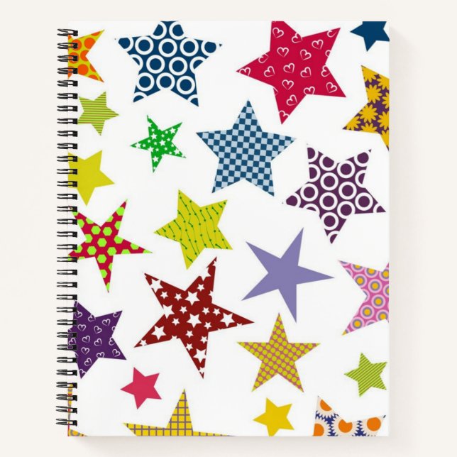 Stars pattern notebook (Front)