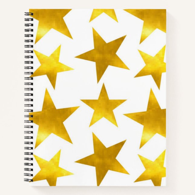 Stars pattern notebook (Front)