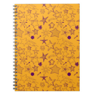 Stars pattern notebook