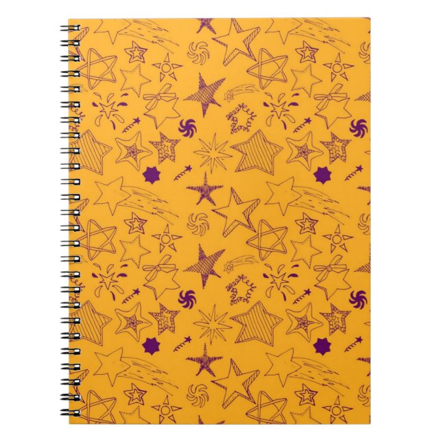 Stars pattern notebook (Front)