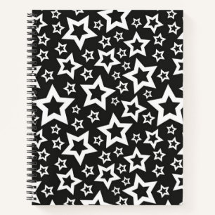 Stars pattern notebook